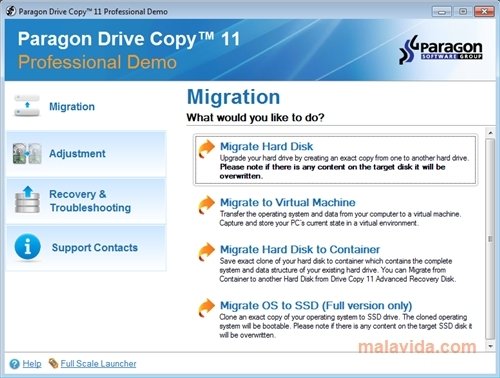 Paragon Drive Copy 11 Professional