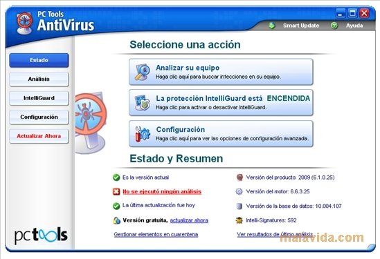 PC Tools AntiVirus  6.1.0.25 Espa�ol