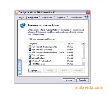 PER Firewall 9.70 Inglese