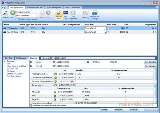 PerfectDisk Professional 12.5.310