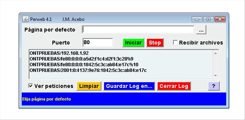Perweb  4.1 Espa�ol