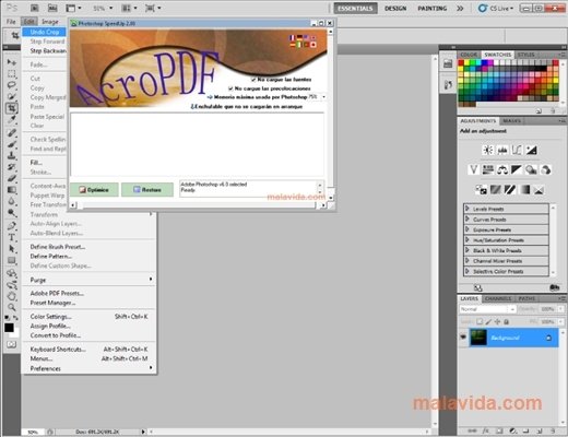 Photoshop SpeedUp 2.00