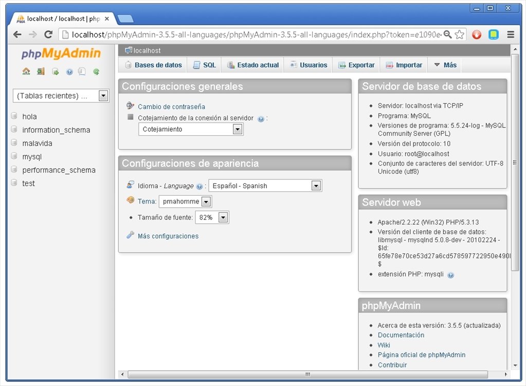 PhpMyAdmin+2.6.0+pl1