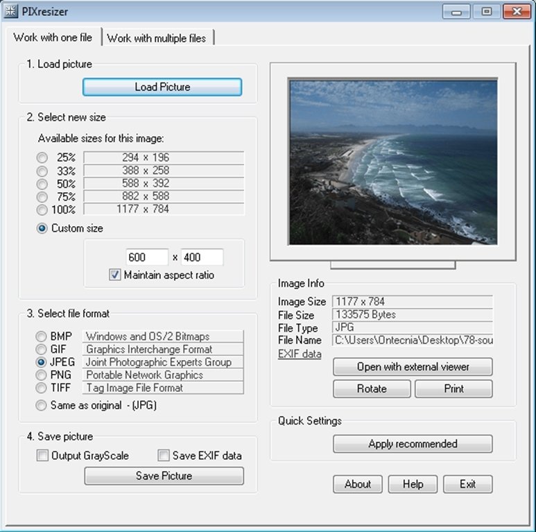 PIXresizer 2.0.4 Angielski