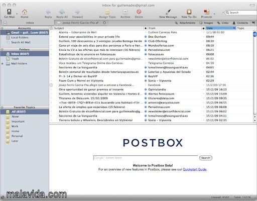 Postbox 1.0.2 Ingl�s
