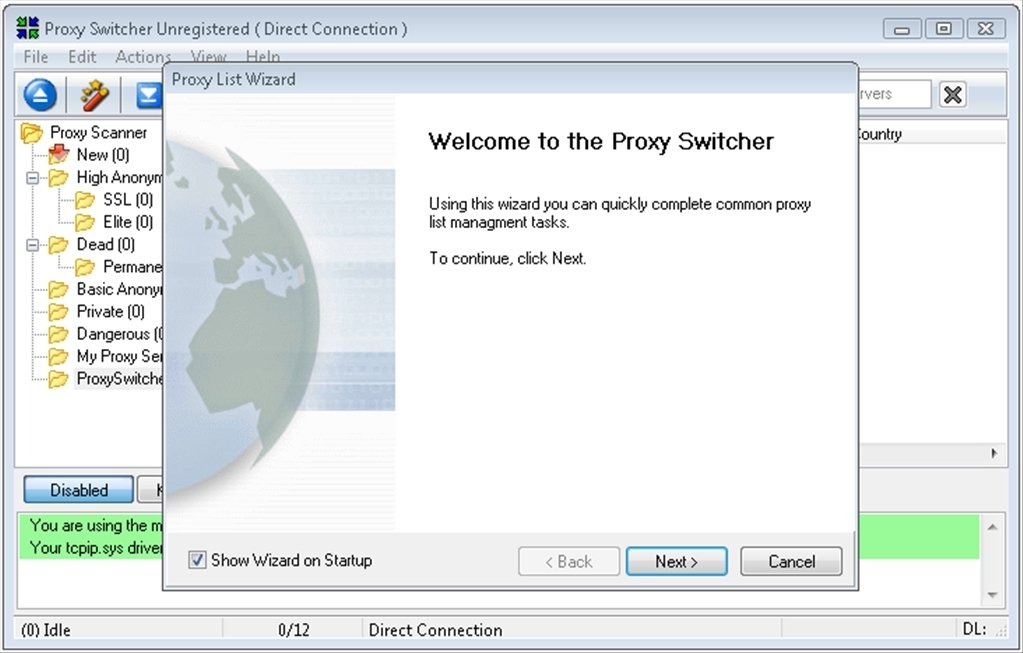 Proxy Switcher Standard 5.7.2