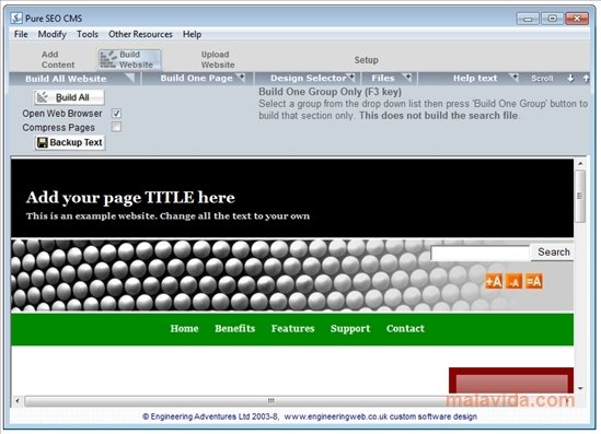 Pure SEO CMS  3.61 Ingl�s