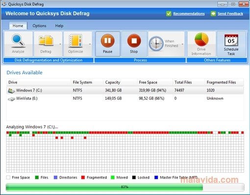Quicksys Disk Defrag 1.16 Beta