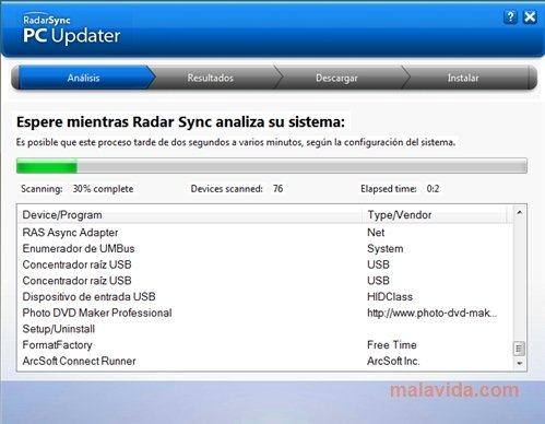 RadarSync  2009 1.2.0.4 Ingl�s
