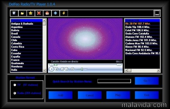 DelFeo Radio/Tv Player 1.0.4 Angielski