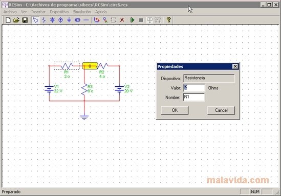 RCSim  0.1 Espa�ol