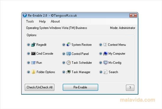 Re-Enable Lite 2.0.1.0