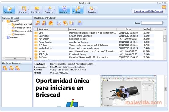 Reach-a-Mail  3.8.0 Espa�ol