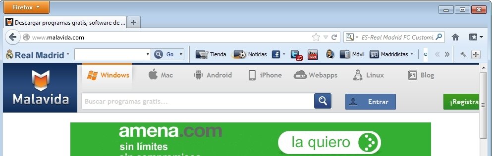 Real Madrid FC Toolbar 3.7.0.6