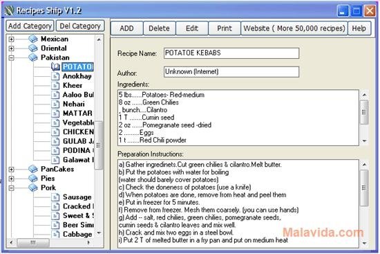 Recipes Ship v1.2
