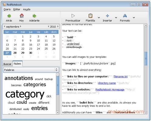 RedNotebook 1.2.0