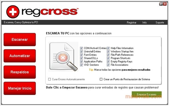 RegCross 1.0