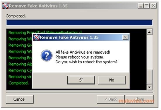Remove Fake Antivirus  1.39 Ingl�s