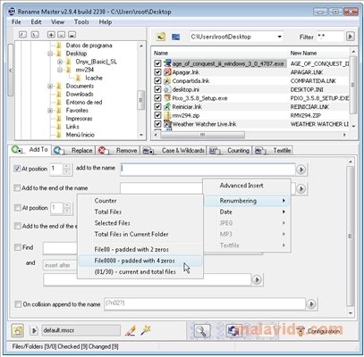 Rename Master 2.9.5.2269