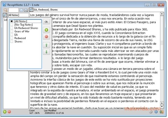 ResophNotes 1.2.3