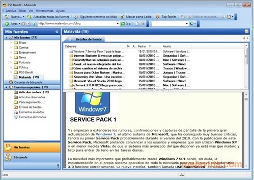 RSS Bandit 1.9.0.1002