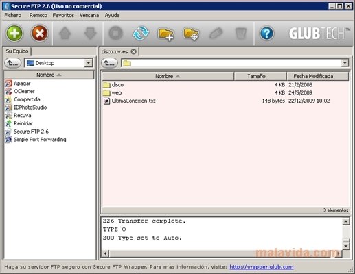 Secure FTP 2.6.1