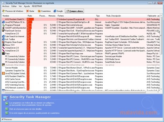 Security Task Manager 1.7 Espa�ol