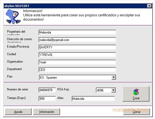 SelfCert 9.30.06.3
