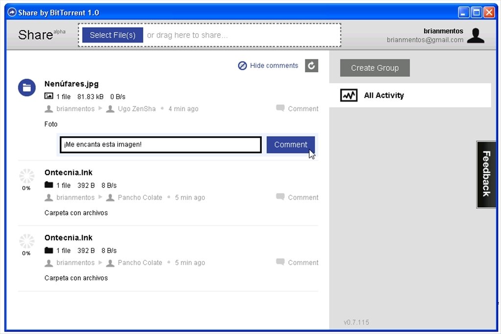 Share Alpha 1.0