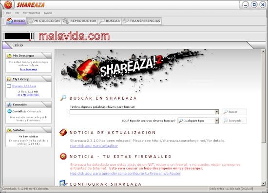 Shareaza 2.2.5.0 Beta Engelska