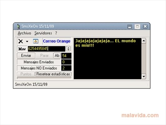SmsXeOn 09/07/09 Espa�ol
