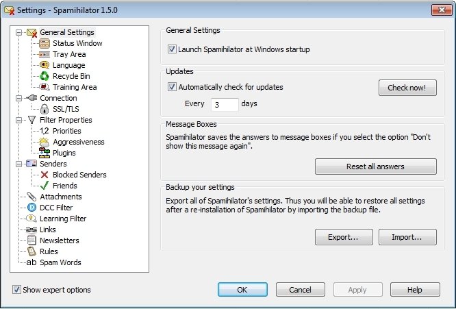 Spamihilator 1.0.0.0