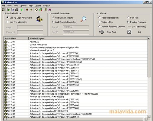 SpotAuditor  3.9.1
