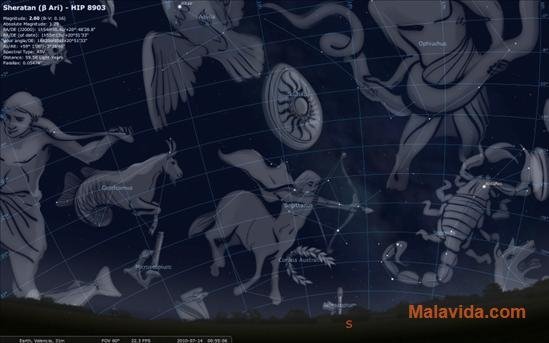 Stellarium  0.10.2