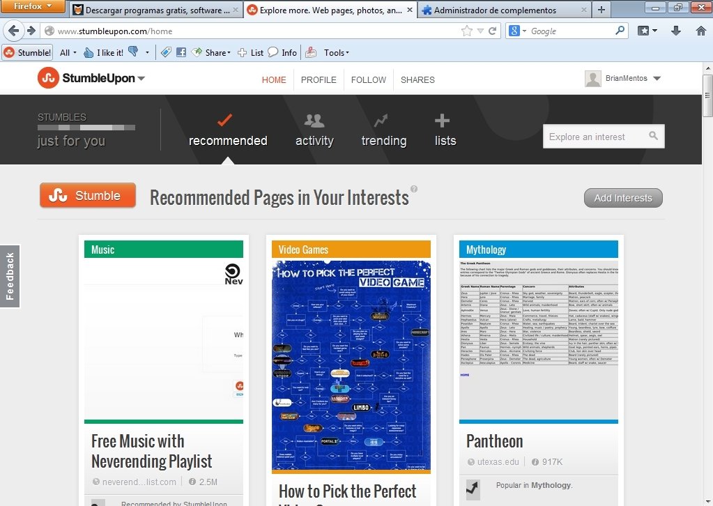 StumbleUpon 3.97