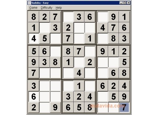 Sudoku S For Windows 7
