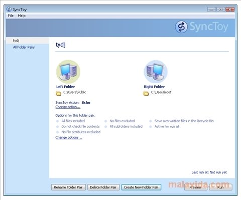 SyncToy 2.0 Angielski