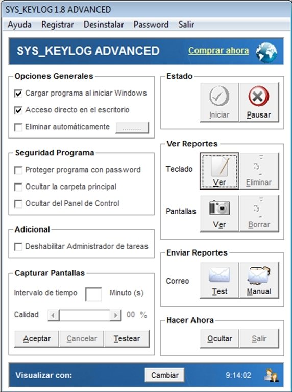 Sys_Keylog Advanced  1.5 Espa�ol