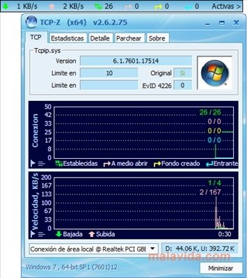 TCP-Z  2.6.2.75