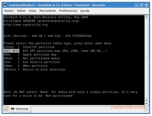 TestDisk 6.10 Angielski