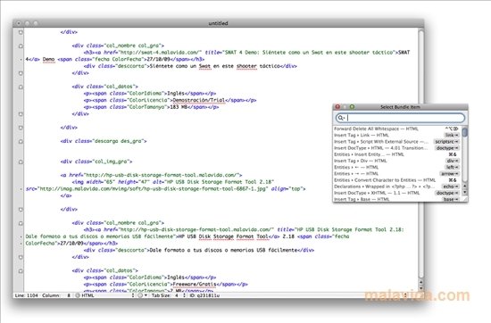 TextMate  1.5.9