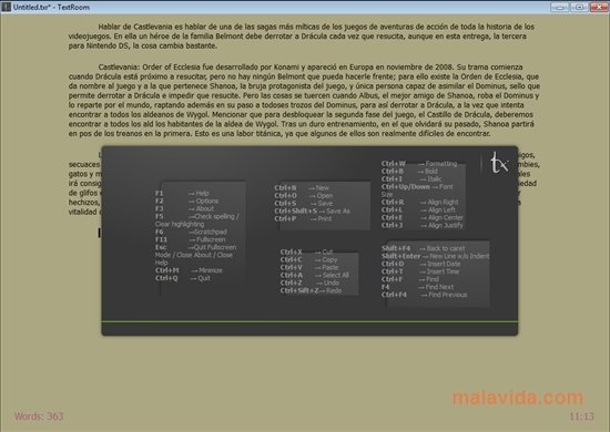 TextRoom 0.8.1