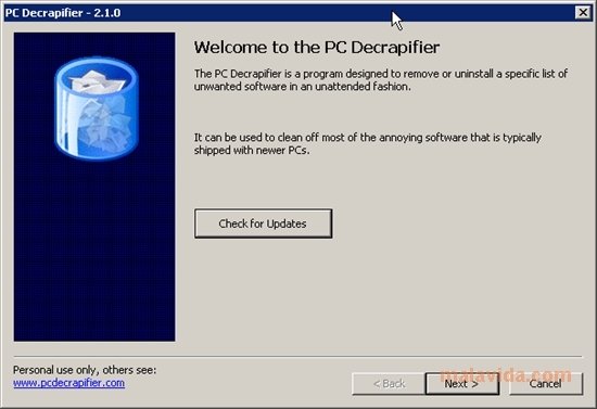The PC Decrapifier  2.1.0