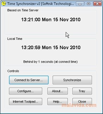 Time Synchronizer 2.0.012707 Ingl�s