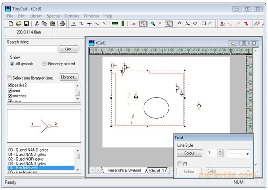 TinyCAD 2.80.03