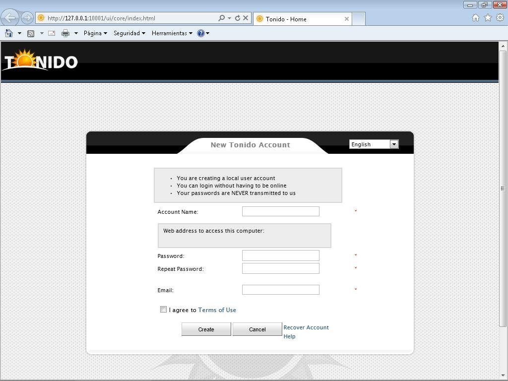 Tonido 2.51.0.18012