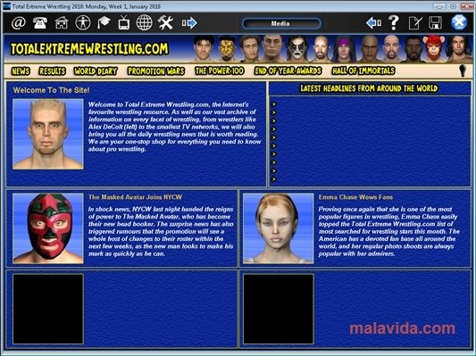 total extreme wrestling 2010 download free