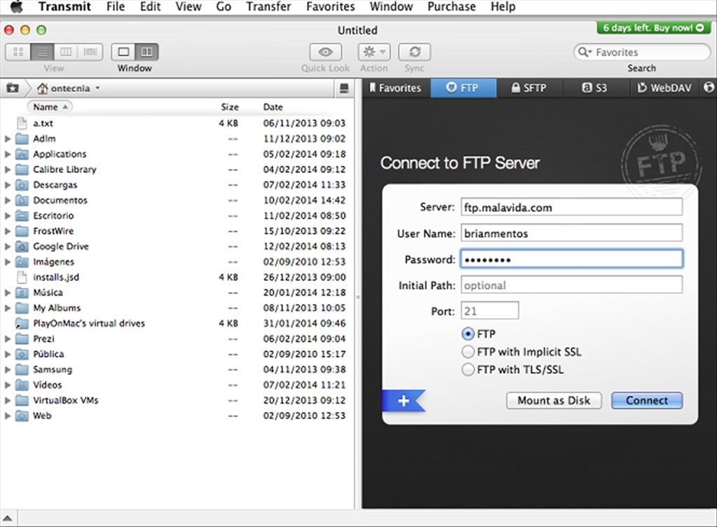 Transmit 3.6.6 Angielski