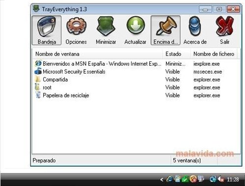 TrayEverything 1.21 Englisch