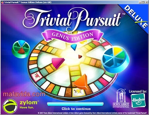 Trivial Pursuit Genus Edition Deluxe 1.01 Demo Anglais